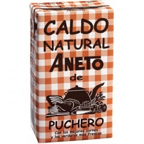 ANETO caldo natural de puchero envase 1 L